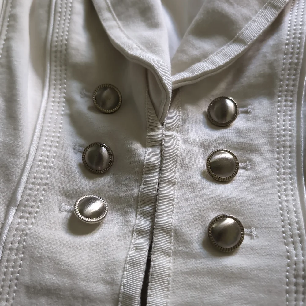 Ivory Steampunk Jacket - Picture 6 of 10